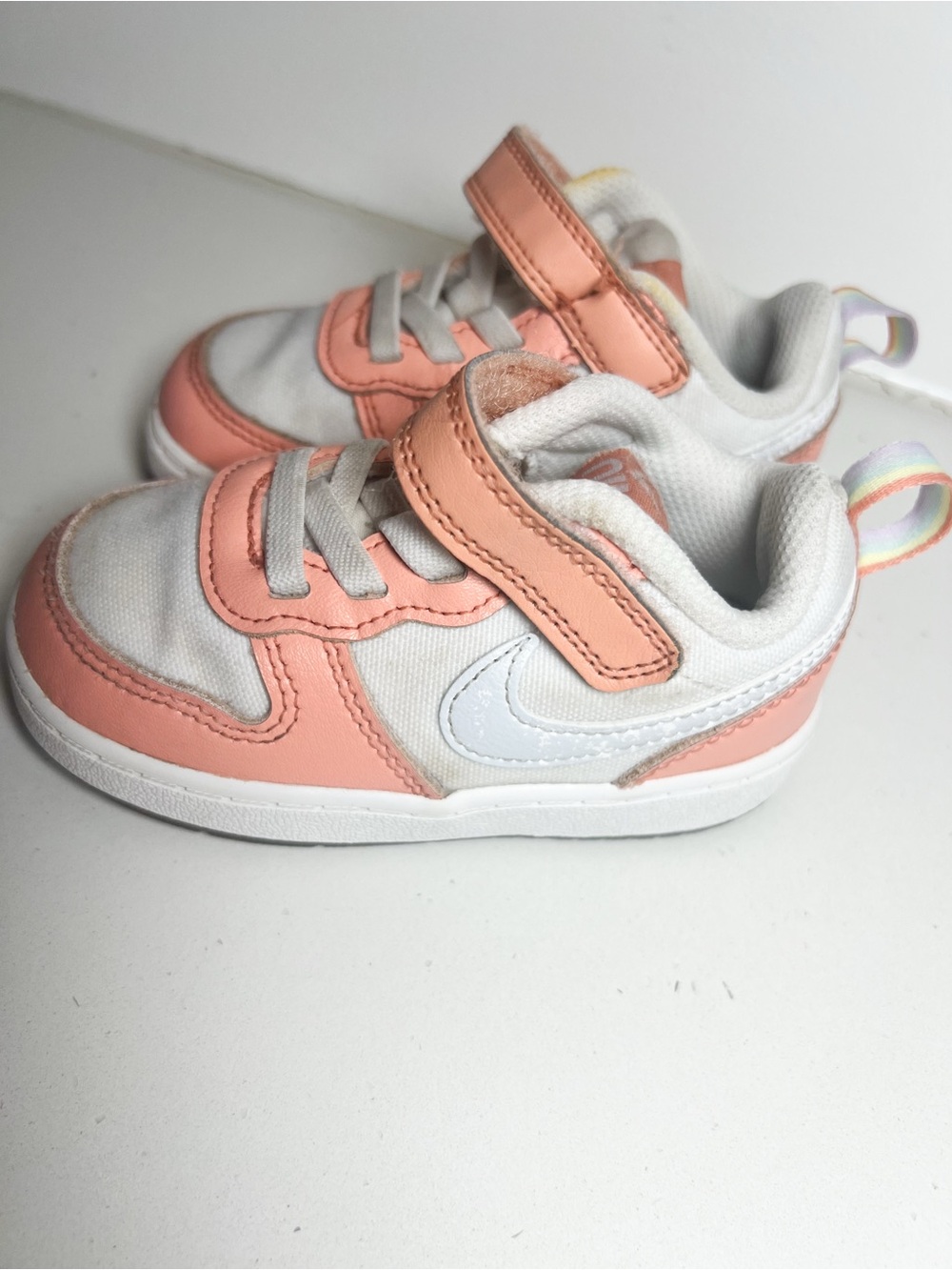 Nike Court Borough Sneakers – Size 6– Pink/White